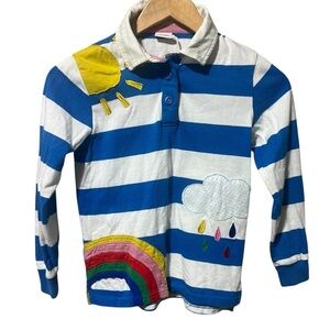 Mini Boden Appliqué rugby Top 7-8